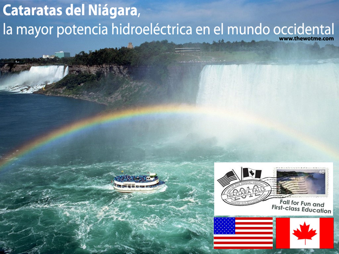 Cataratas del Niagara, la mayor potencia hidroeléctrica en el mundo occidental