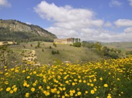 Templo de Segesta en Sicilia, el templo de los fugitivos de Troya