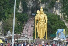 Cuevas Batu en Malasia, el templo hindú más grande fuera de la India